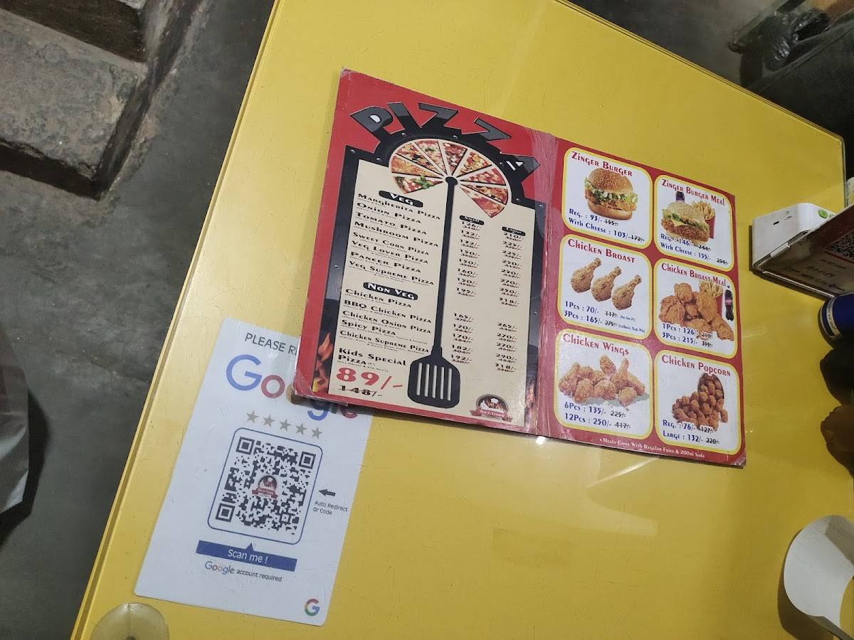 Hot & Crispy Restaurant menu