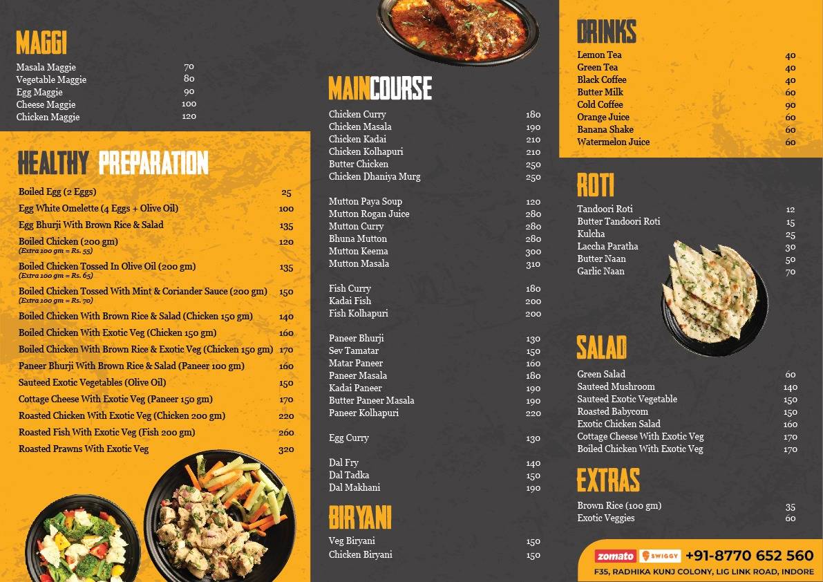 Hungry Baghira menu