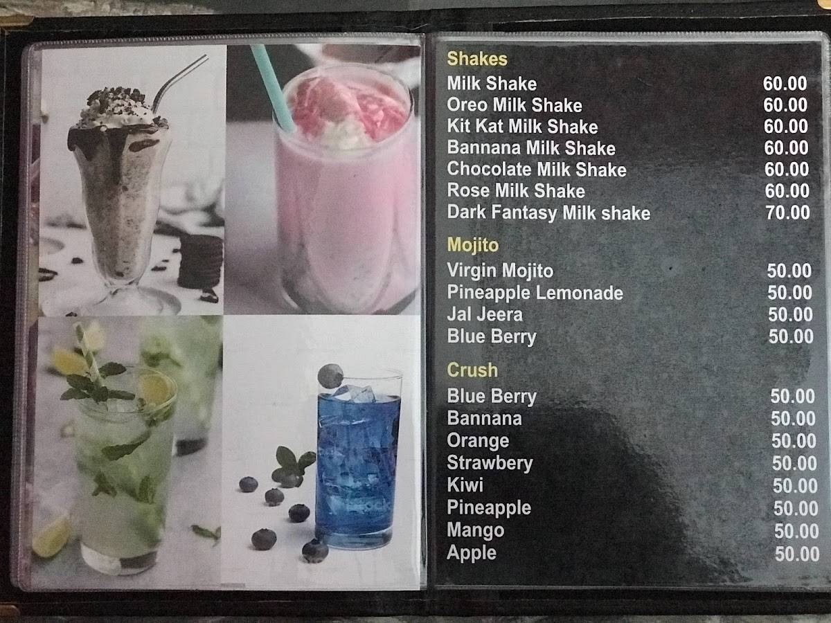 Hunsur cafe menu