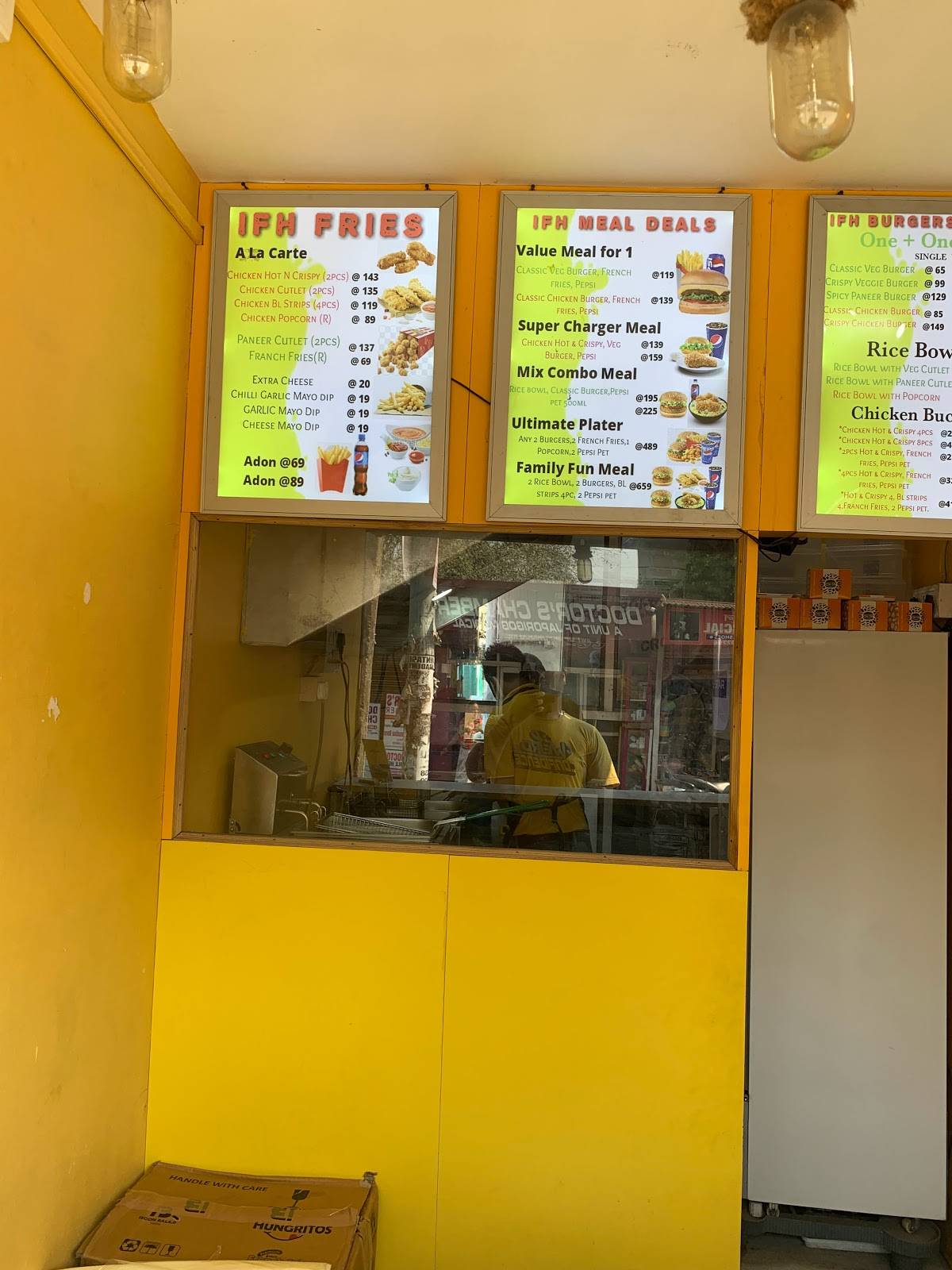 Menu at IFHIndian Fried Hub, Guwahati