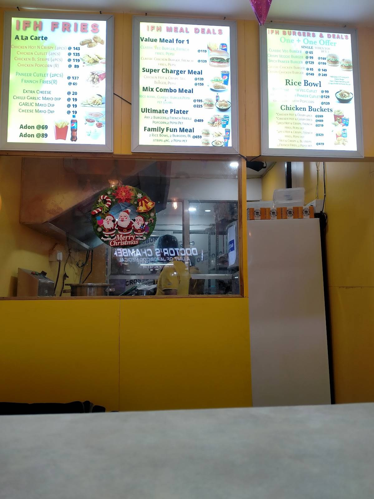 Menu at IFHIndian Fried Hub, Guwahati