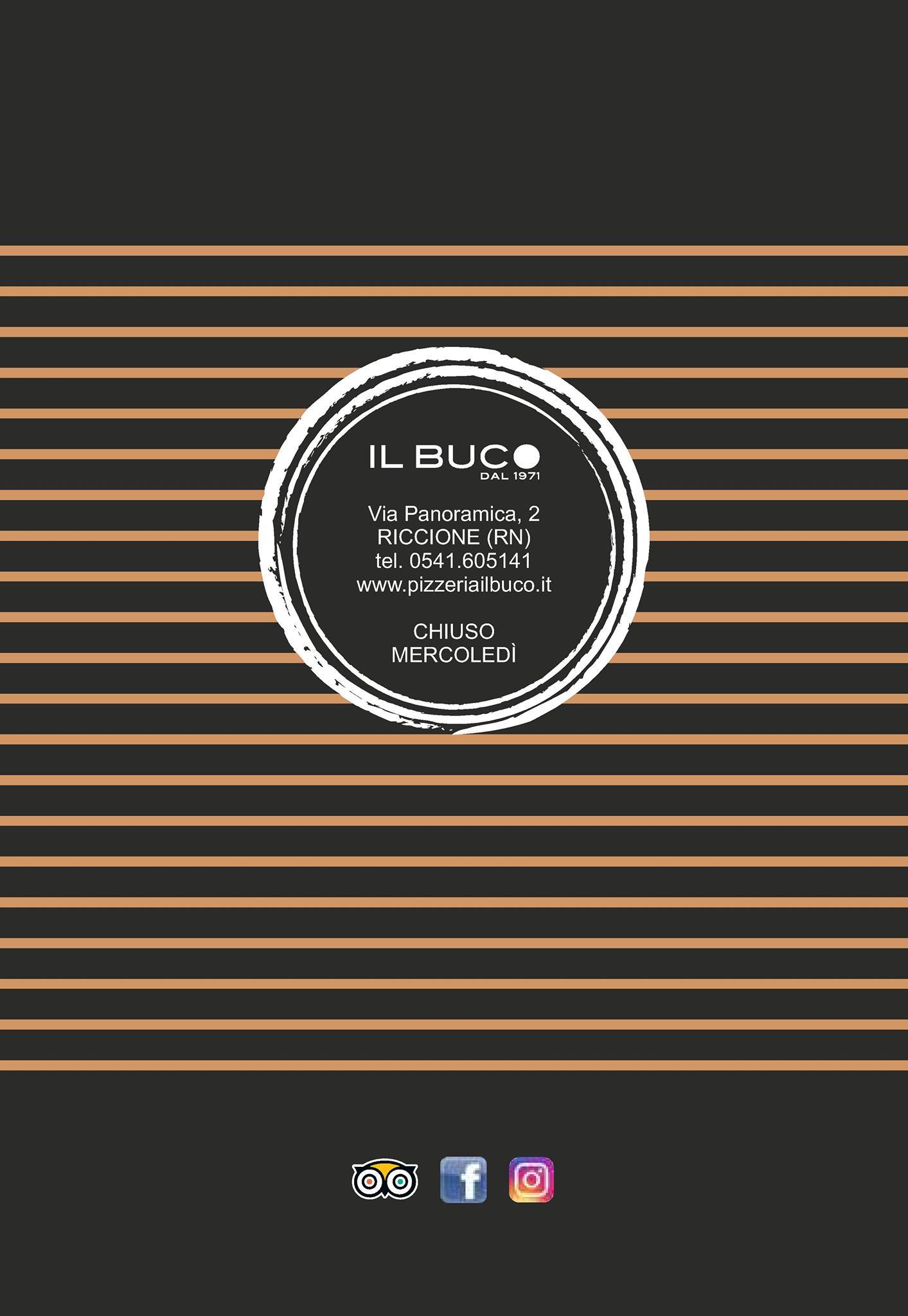 Menu di Il Buco Ristorante Pizzeria 