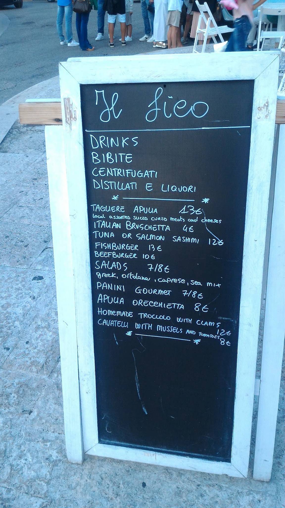 Menu di Il Fico 