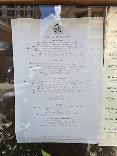 Menu di "Il Rifugio" 