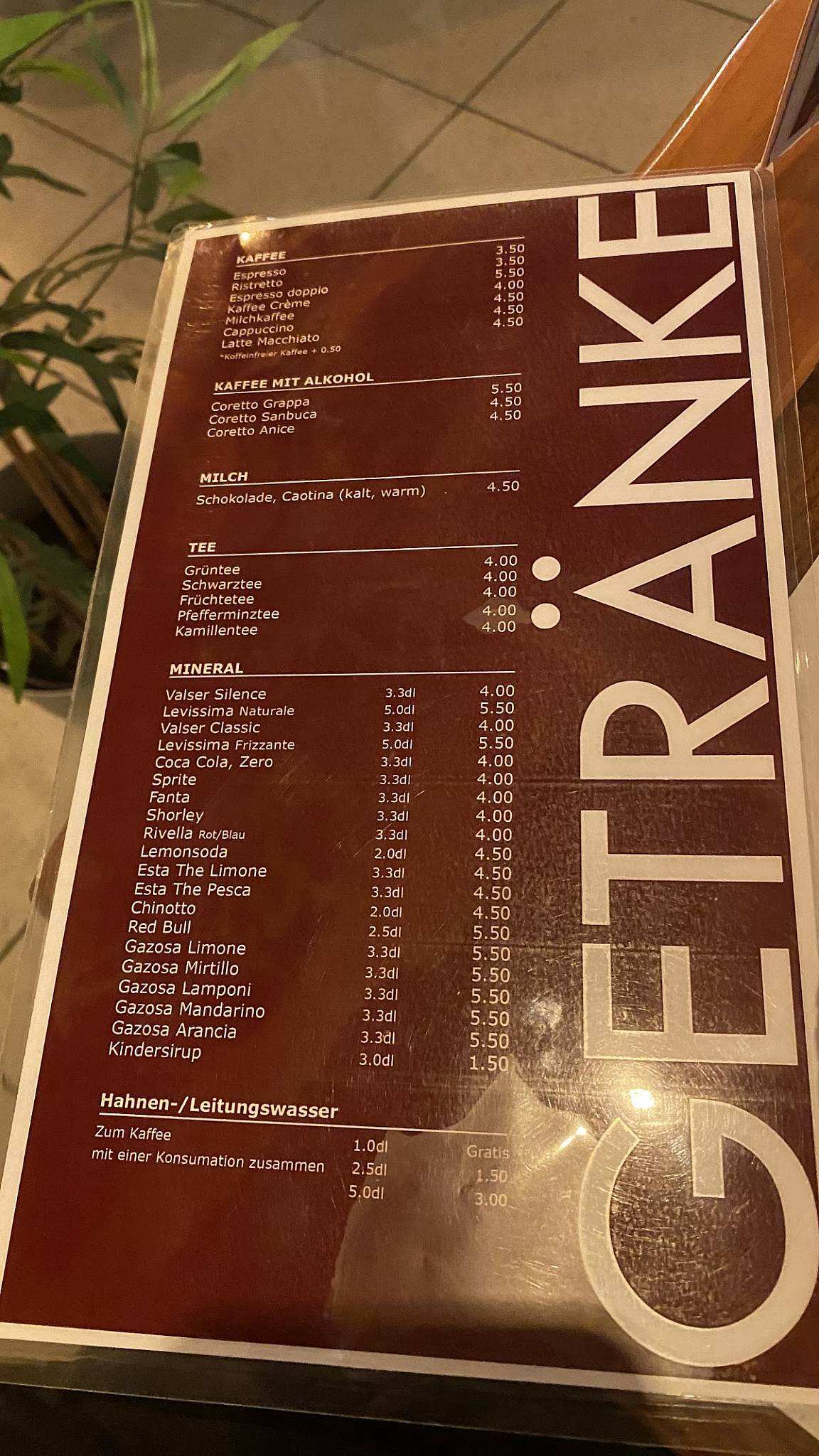 Menu di Incontro Pizza 