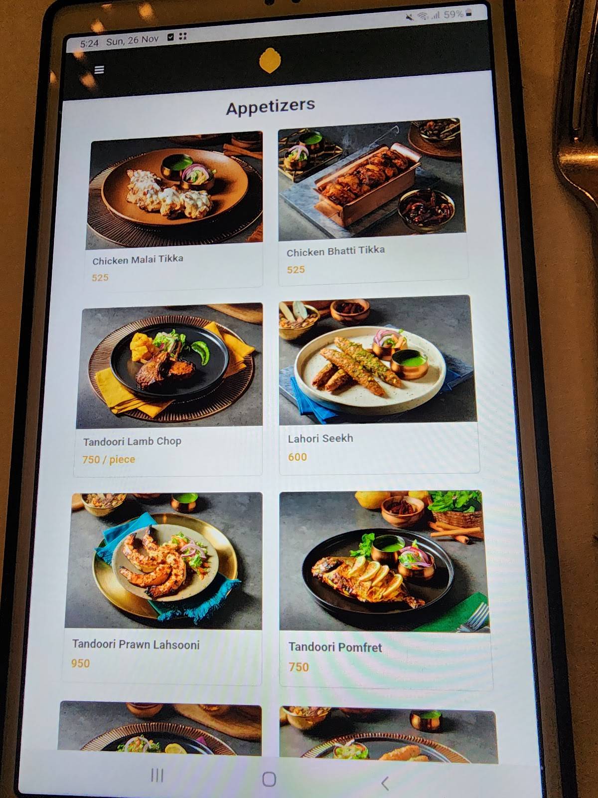 Menu at Indus Modern Indian Kitchen restaurant, Taguig, 25th St