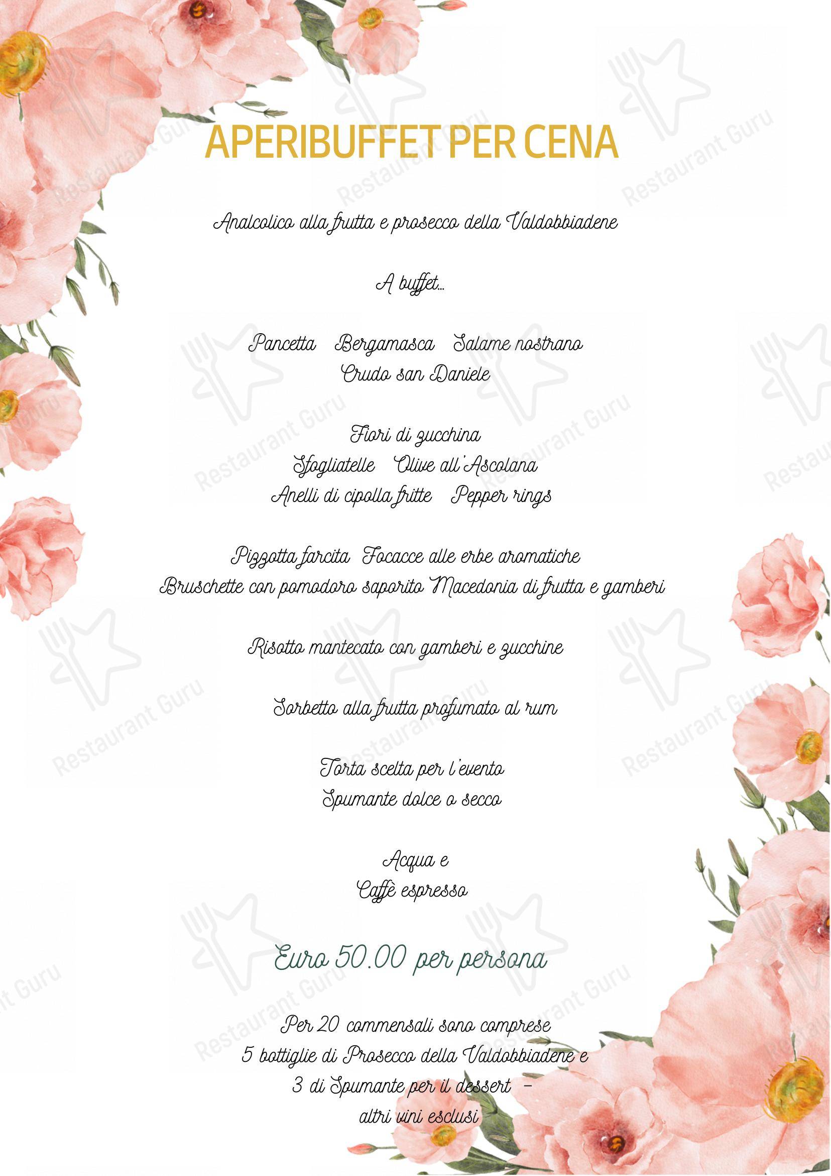 Ristorante Isola Zio Bruno in Albino - 菜单