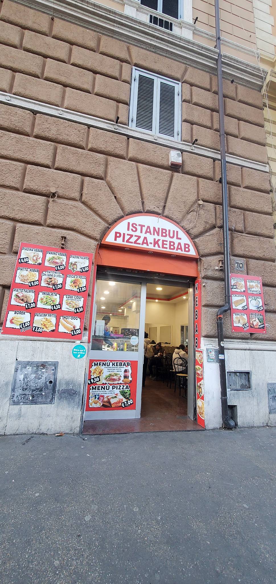 Menu di Istambul 