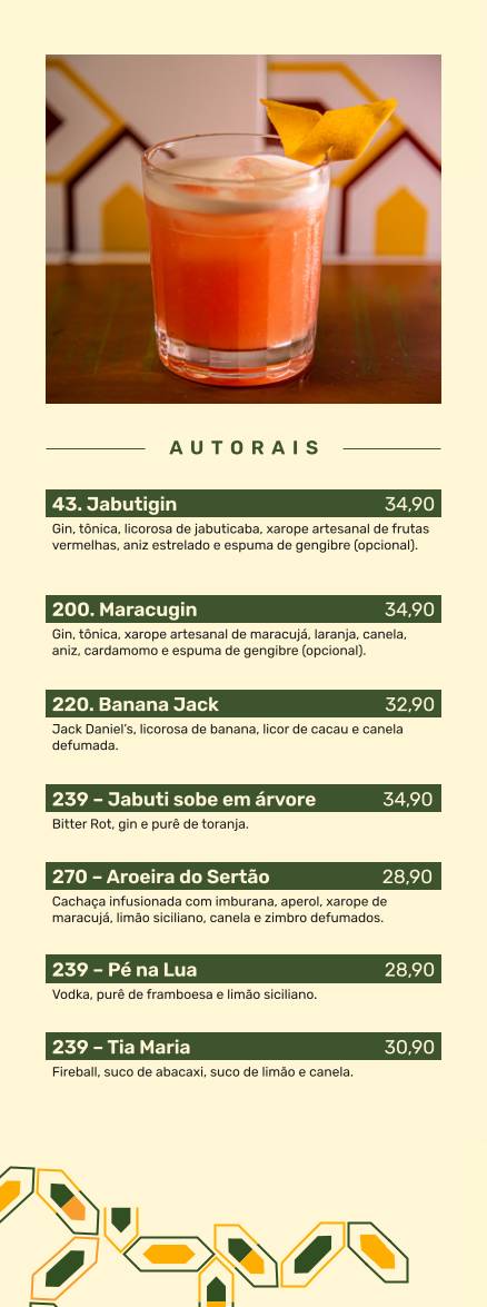 Jabuti Bar cardápio