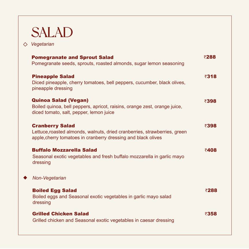 Roastery Coffee House C Scheme menu