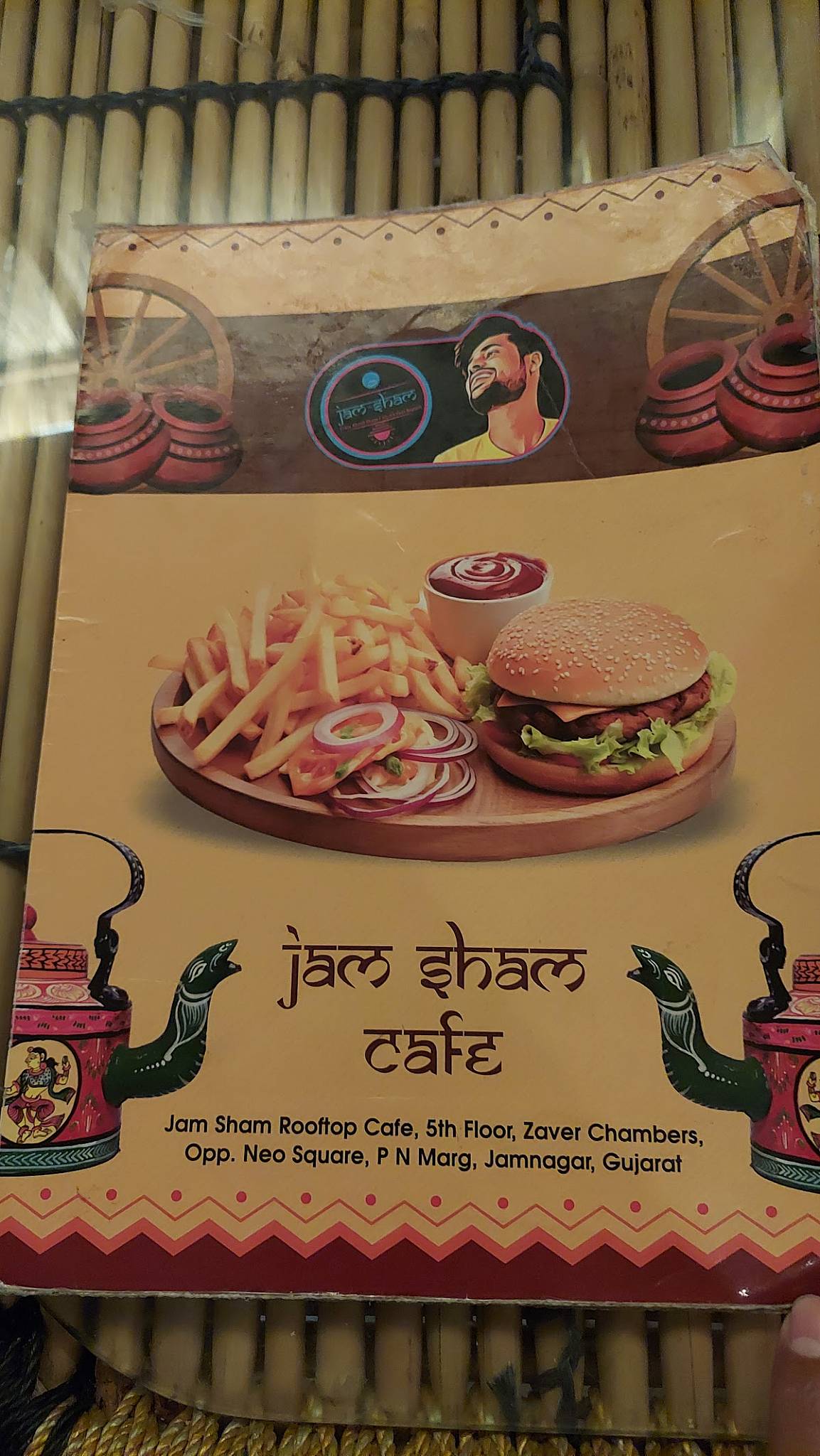 Jam Sham Rooftop Cafe menu