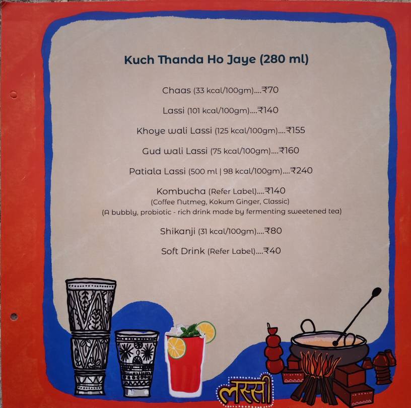 Jassi De Parathe menu