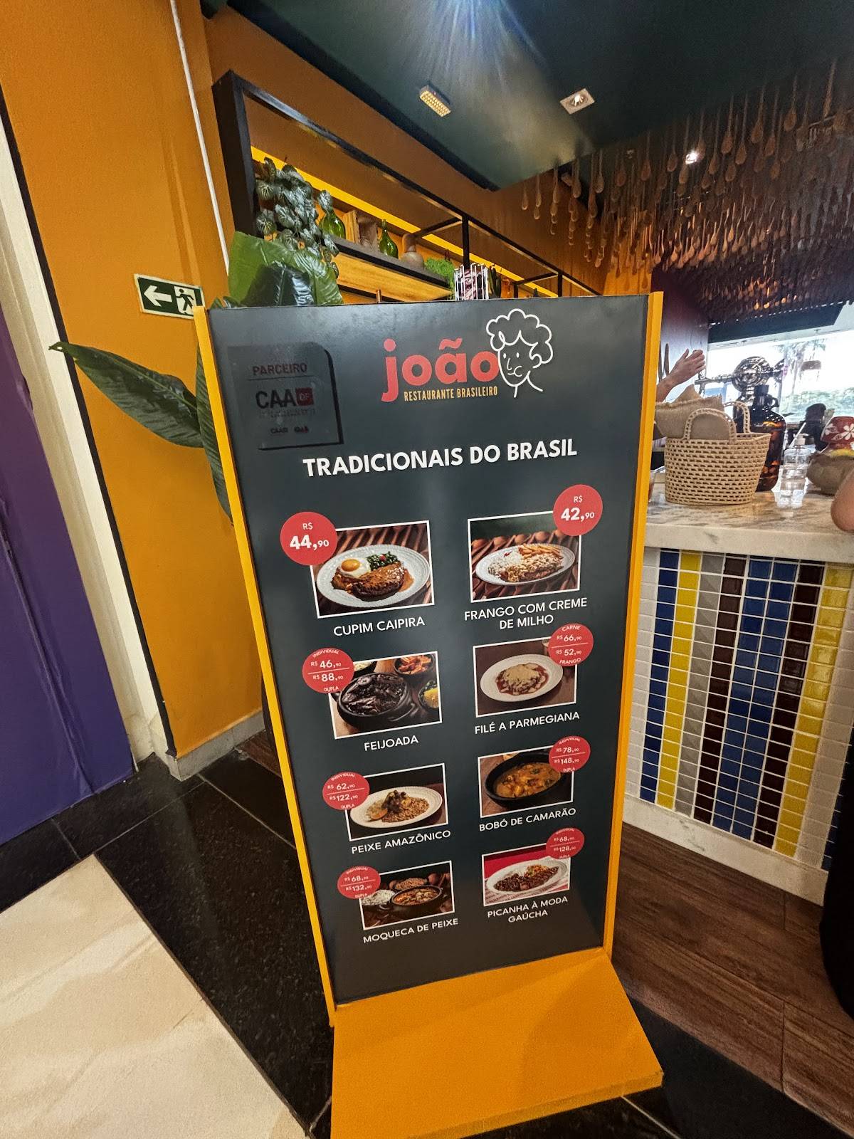 João Brasileiro - Boulevard Brasília cardápio