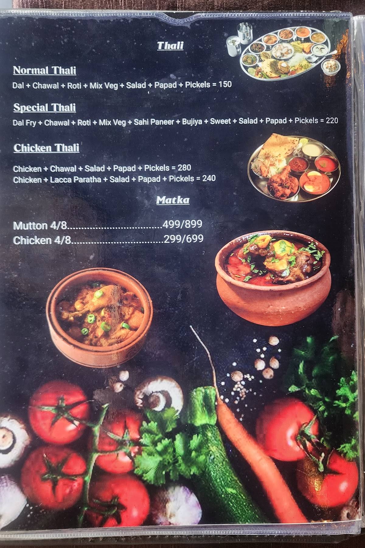 Johar Ranchi cafe & Restaurant menu