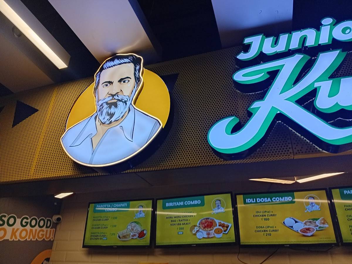 Junior Kuppanna - Aerohub Chennai menu