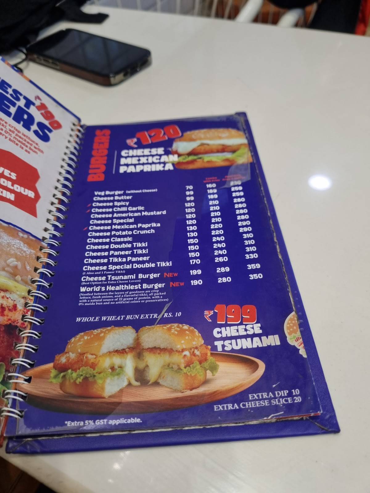KNS menu