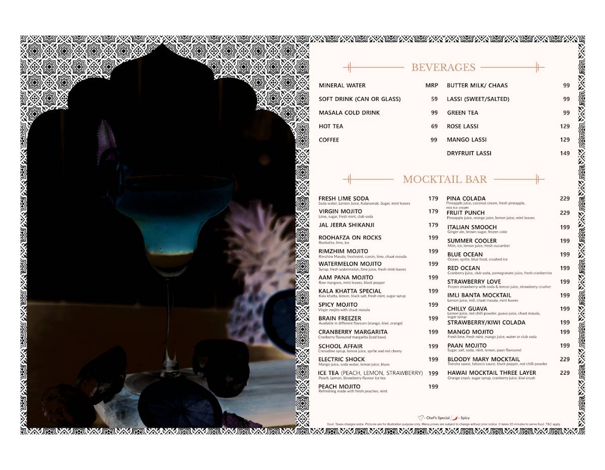 Kake Di Hatti Lajpat Nagar menu