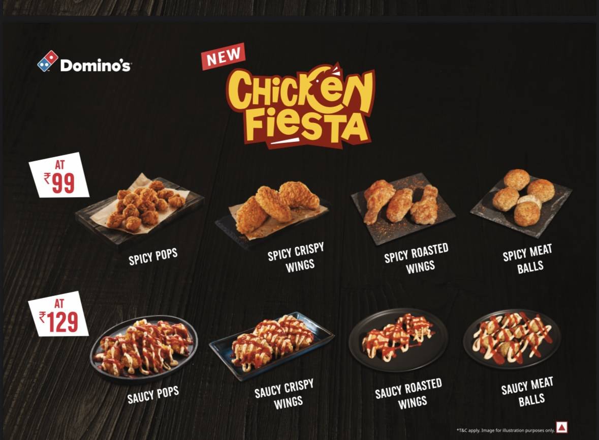 Domino's Pizza Sringeri Mata Vada, Karwar menu