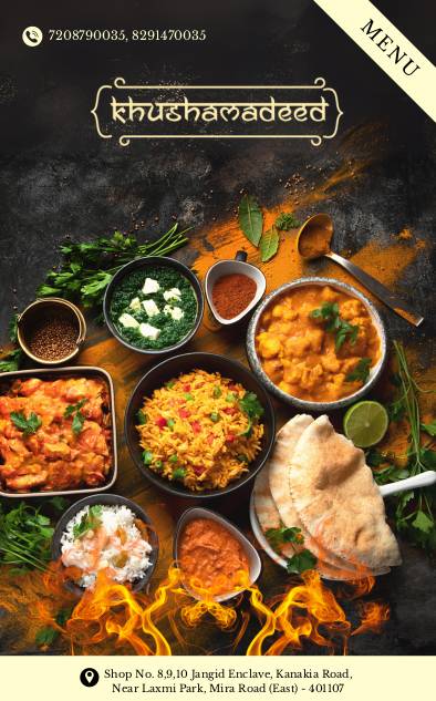Khushamdeed Restaurant menu