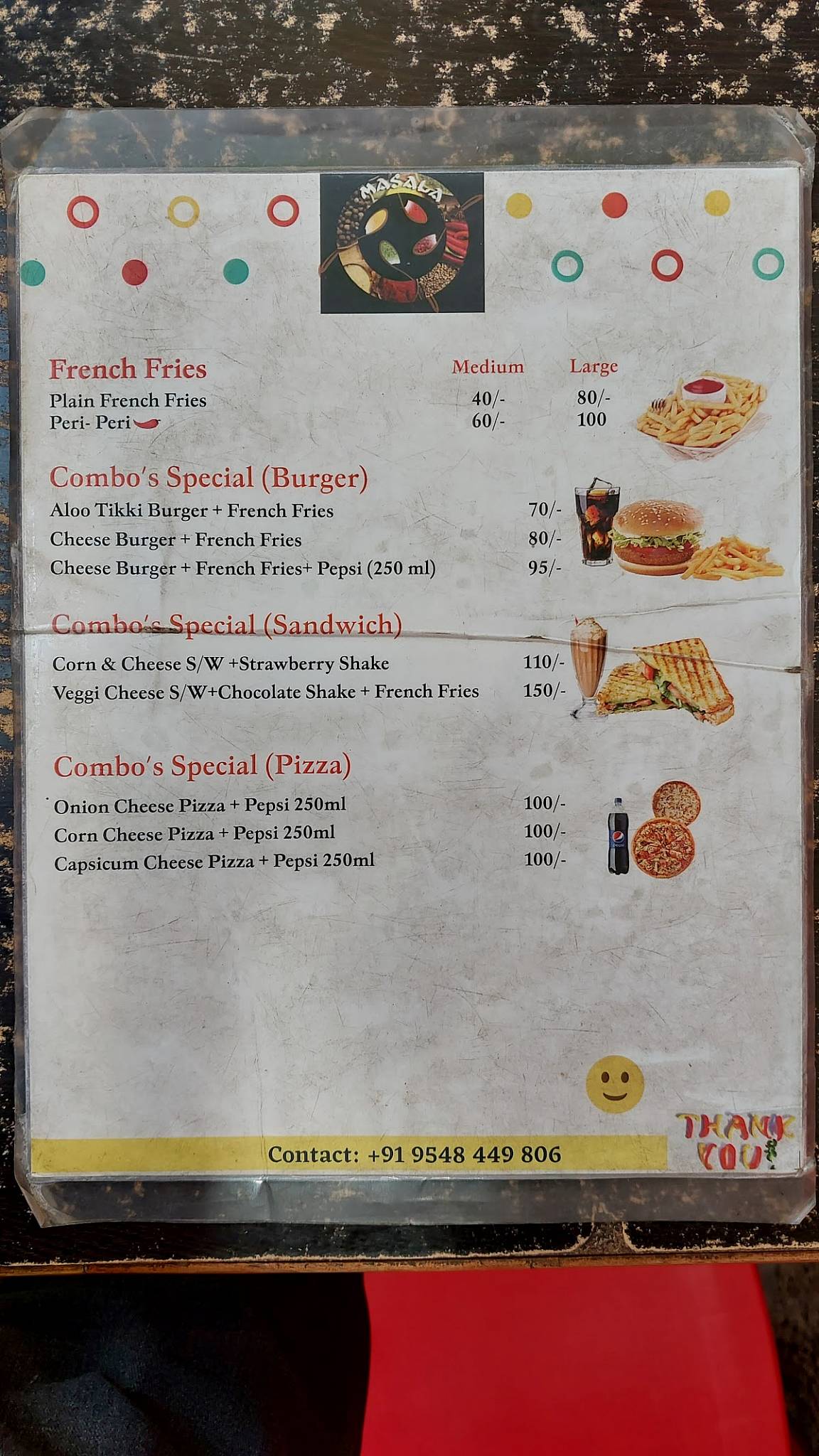 Kings Best Kulfi Ice Cream menu