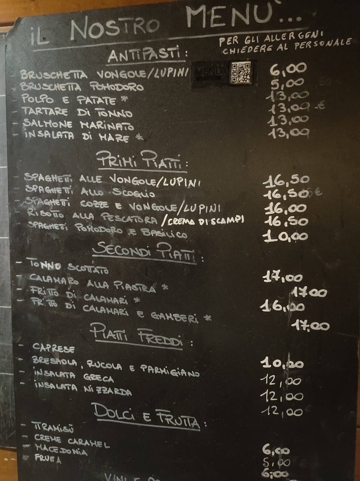 Menu di Kiosco 