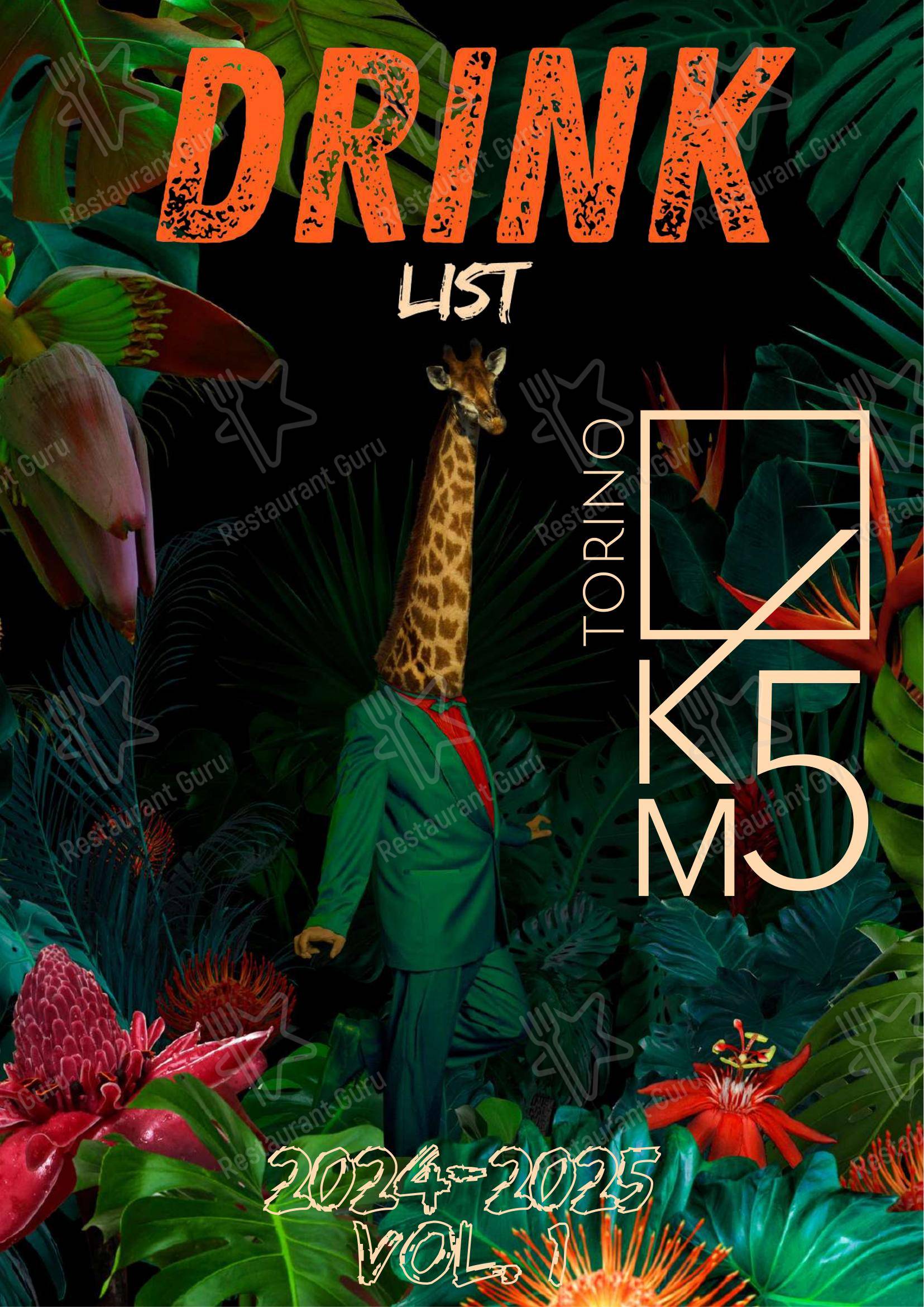 Menu di Km 5 - Menu