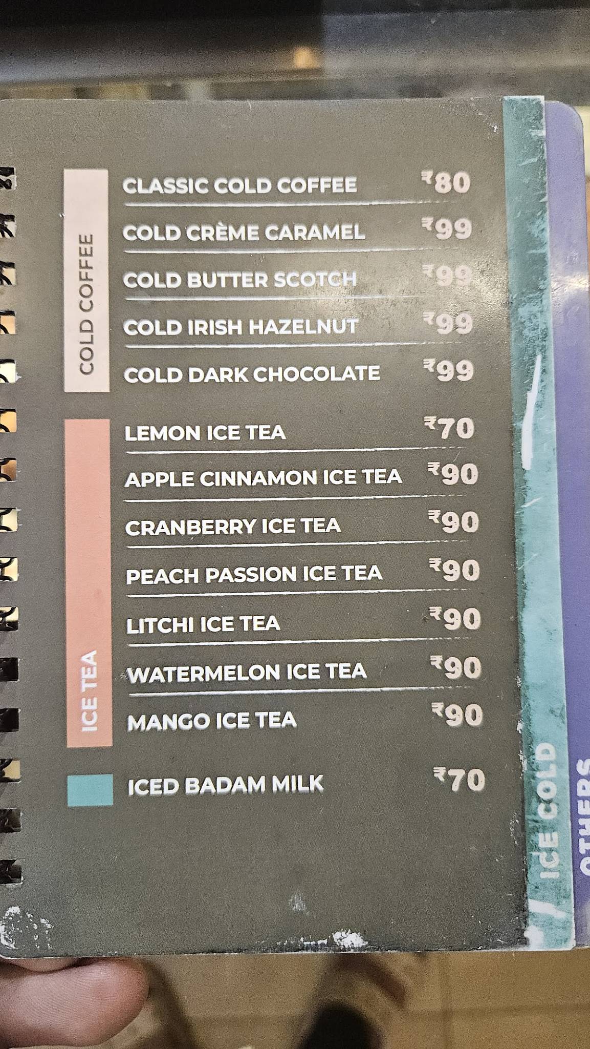 Ochaya menu