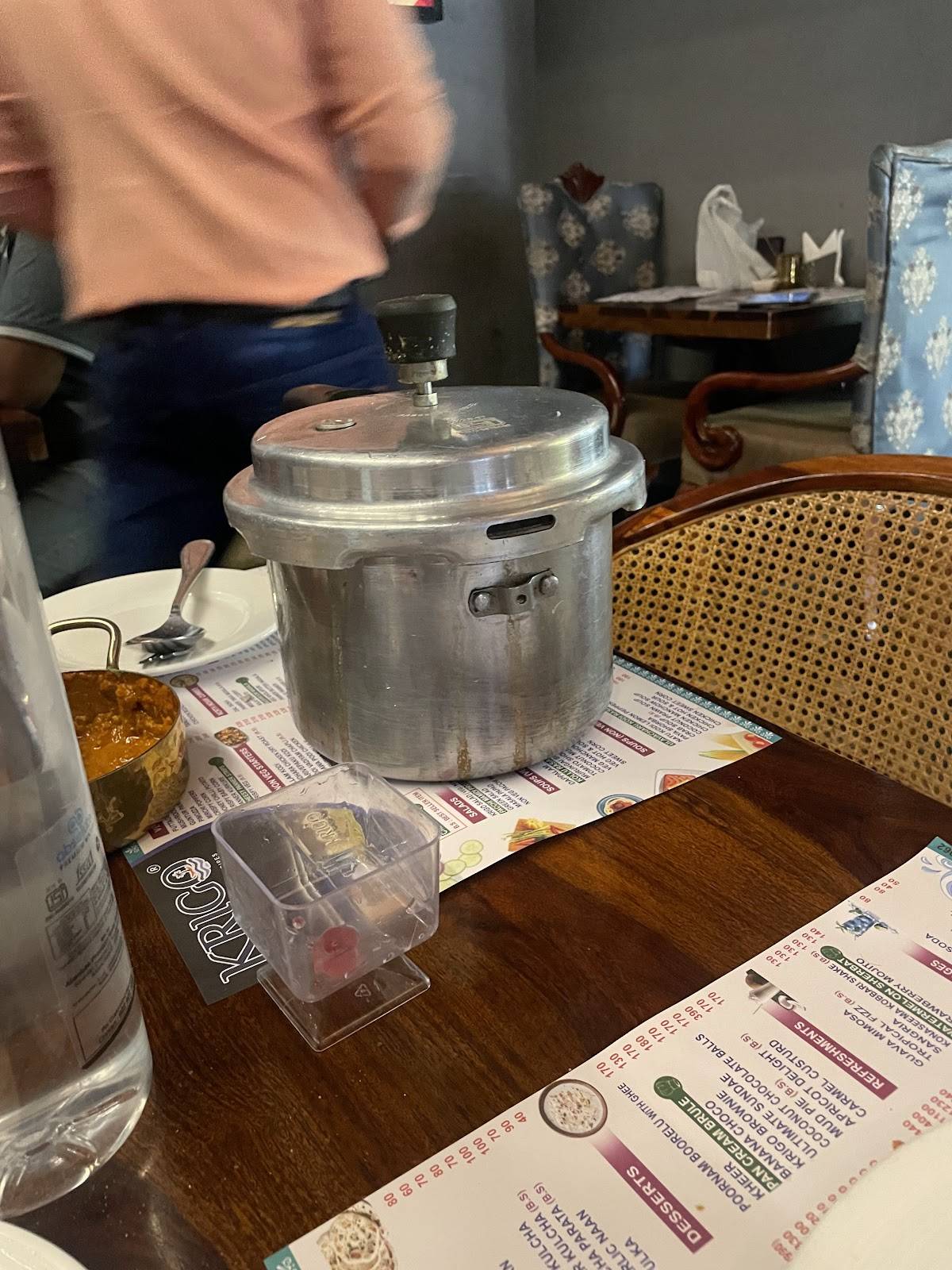 Krigo fine dining family restaurant menu