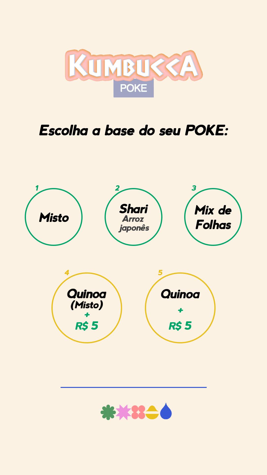 Kumbucca Poke cardápio