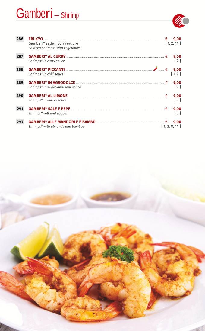 Menu di Kyo fusion 