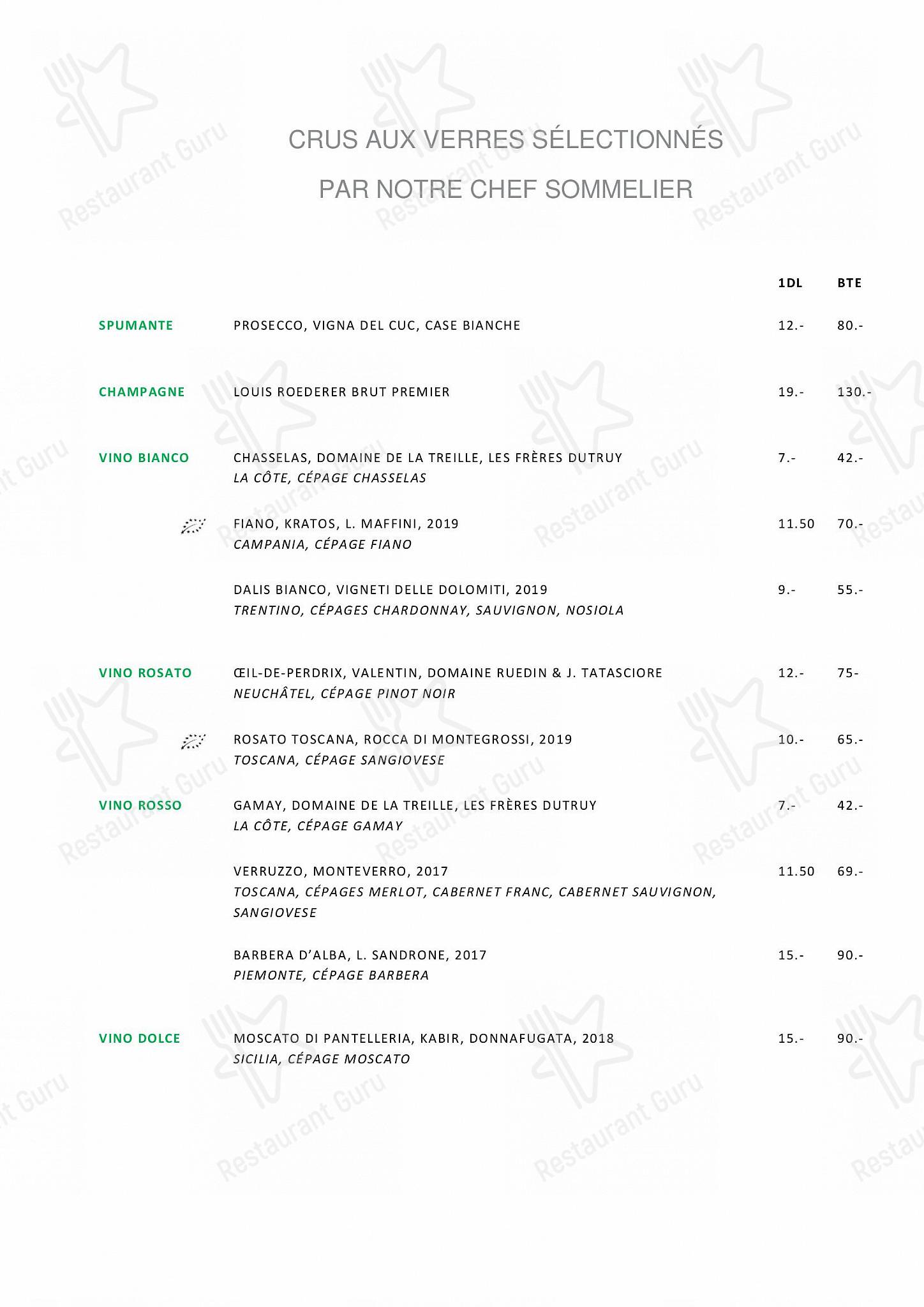 At Home Catering Menu per L'Accademia in Losanna