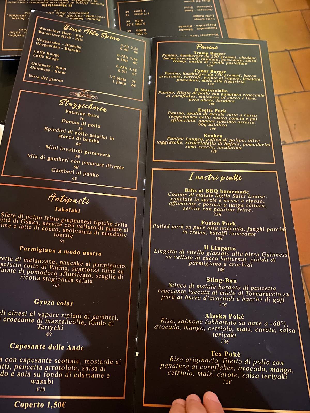 Menu di L'Eclettico 
