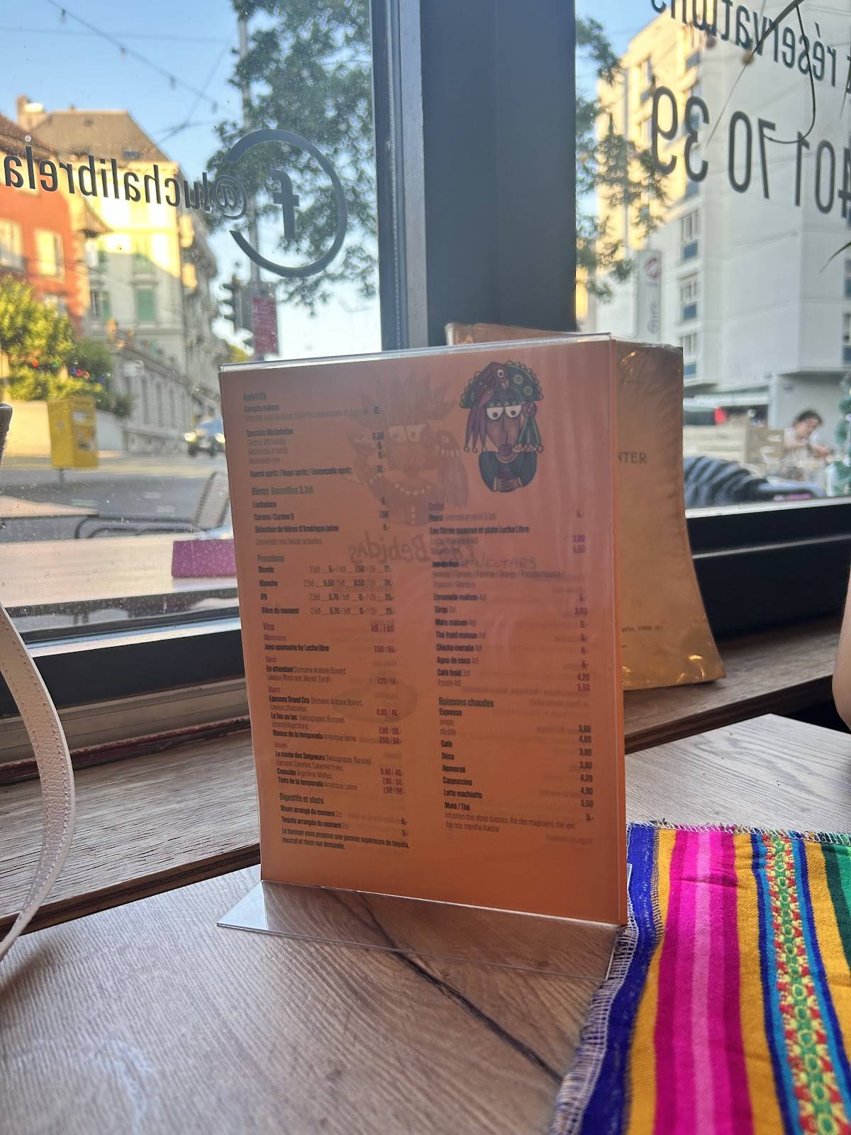 Menu di LUCHA LIBRE Lausanne 