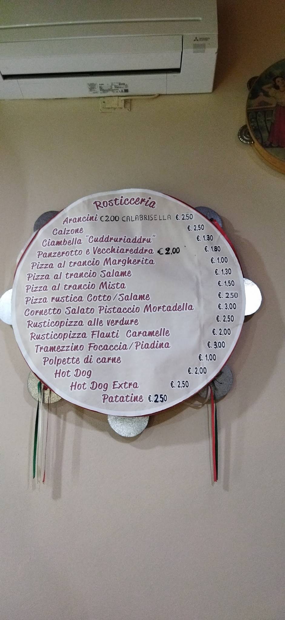 Menu di La Calabrisella 