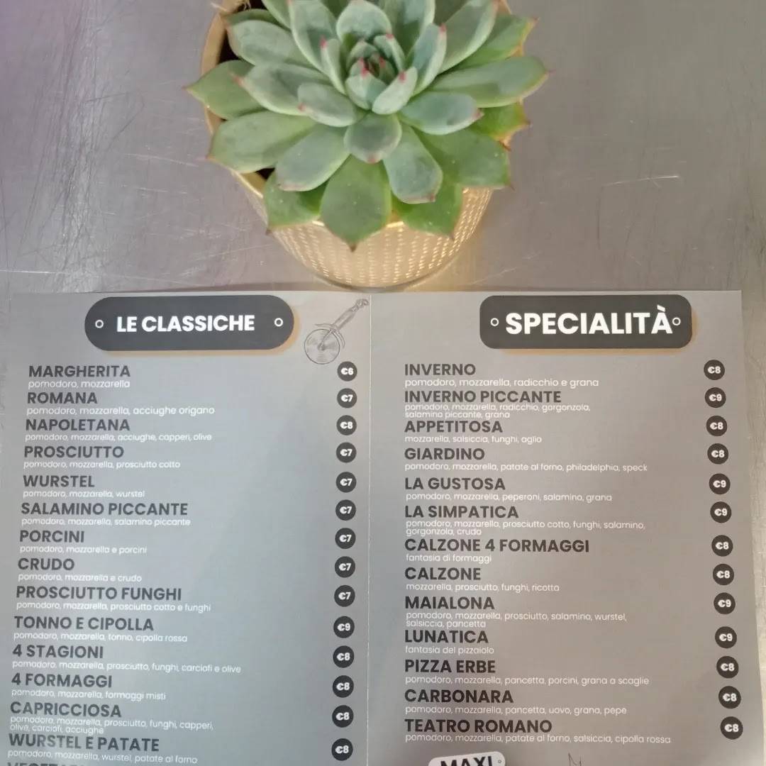 Menu di La GUSTOSA 