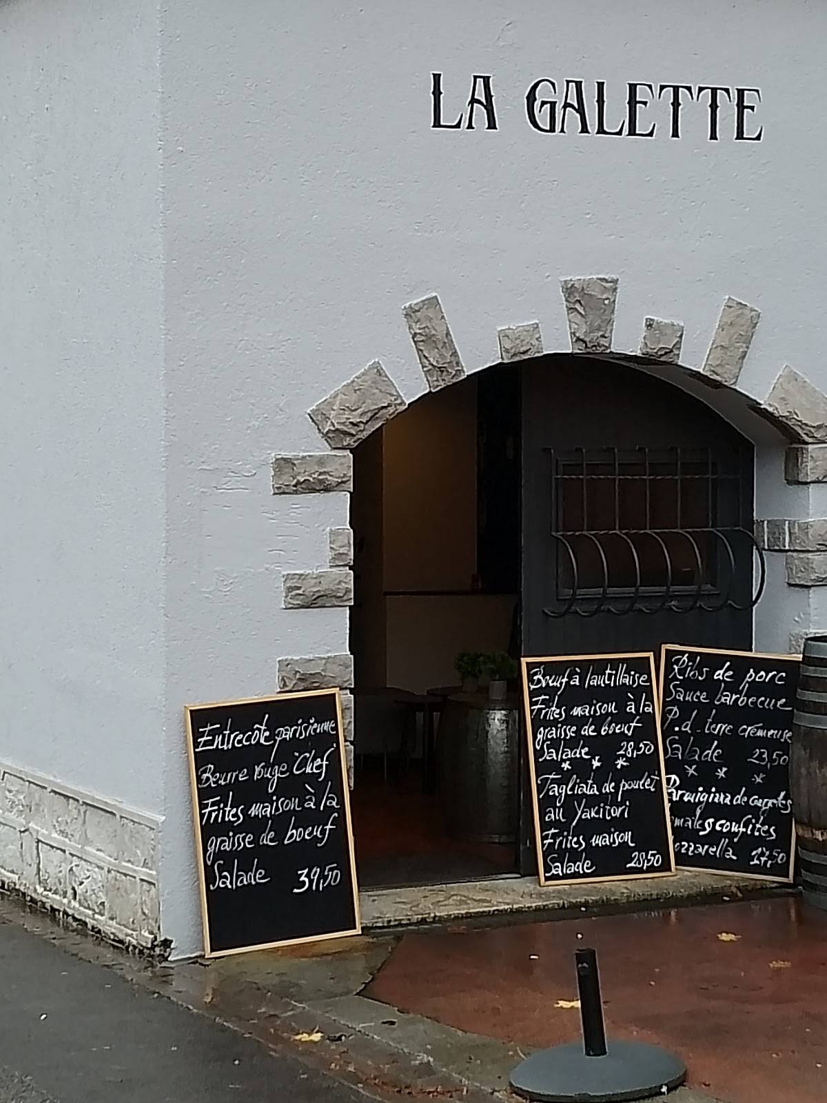 Menu di La Galette (maintenant GO4T Tacos) 