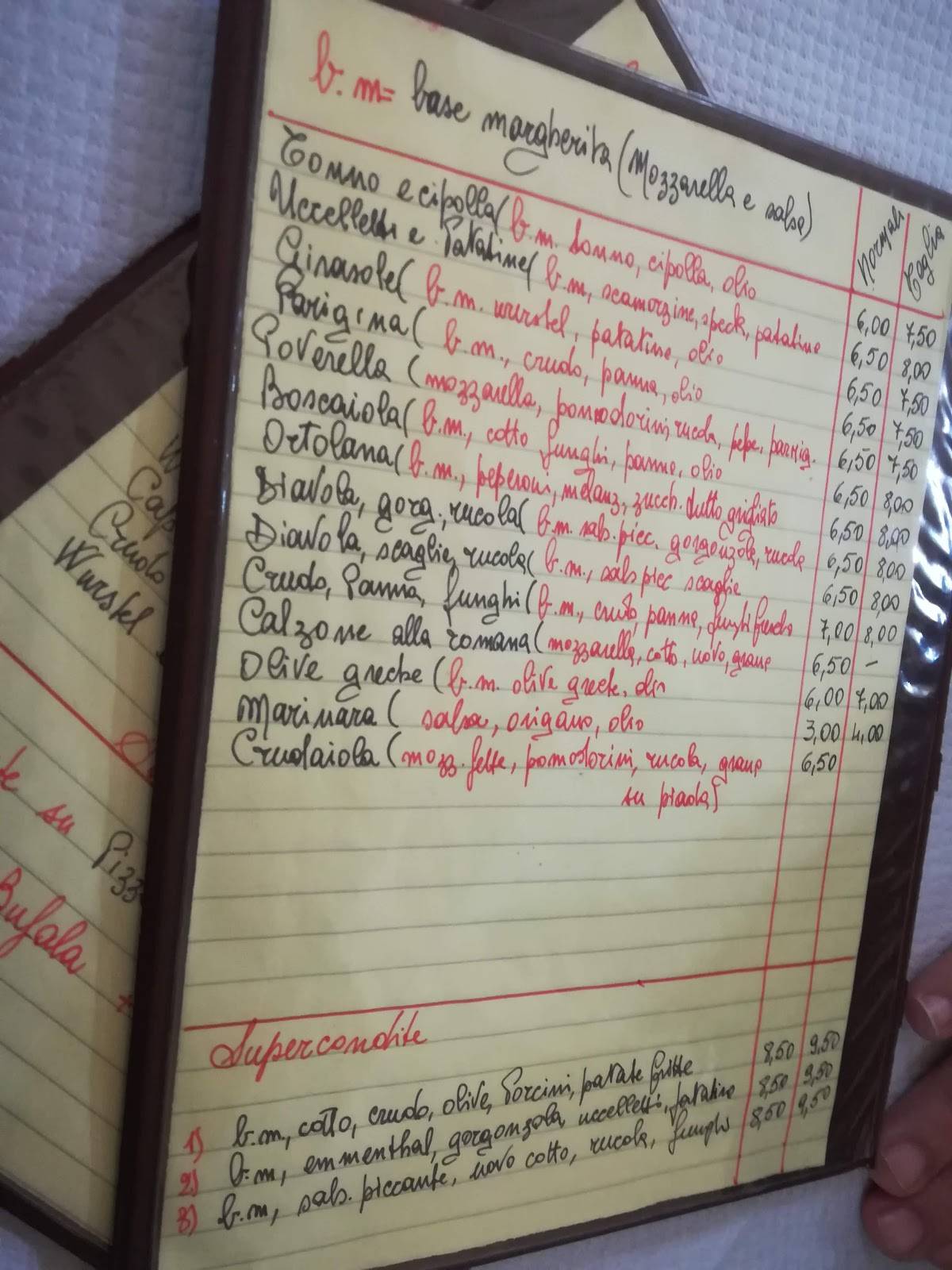 Menu di La Livornese 