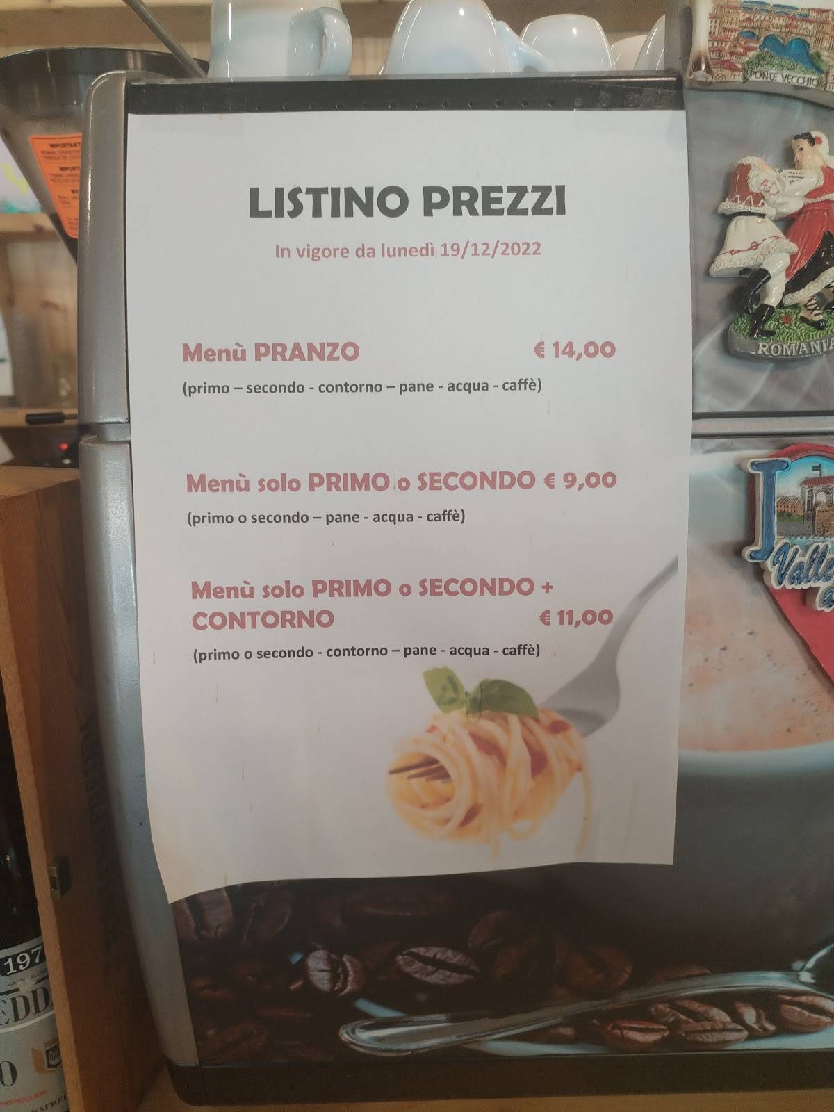 Menu di La Locanda 