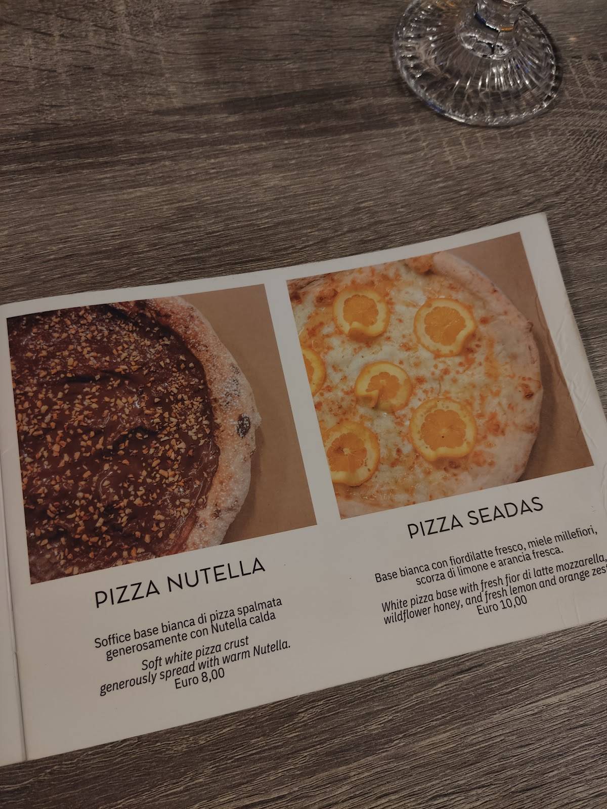 Menu di La Roccia Porto Torres - Pizzeria Creativa 