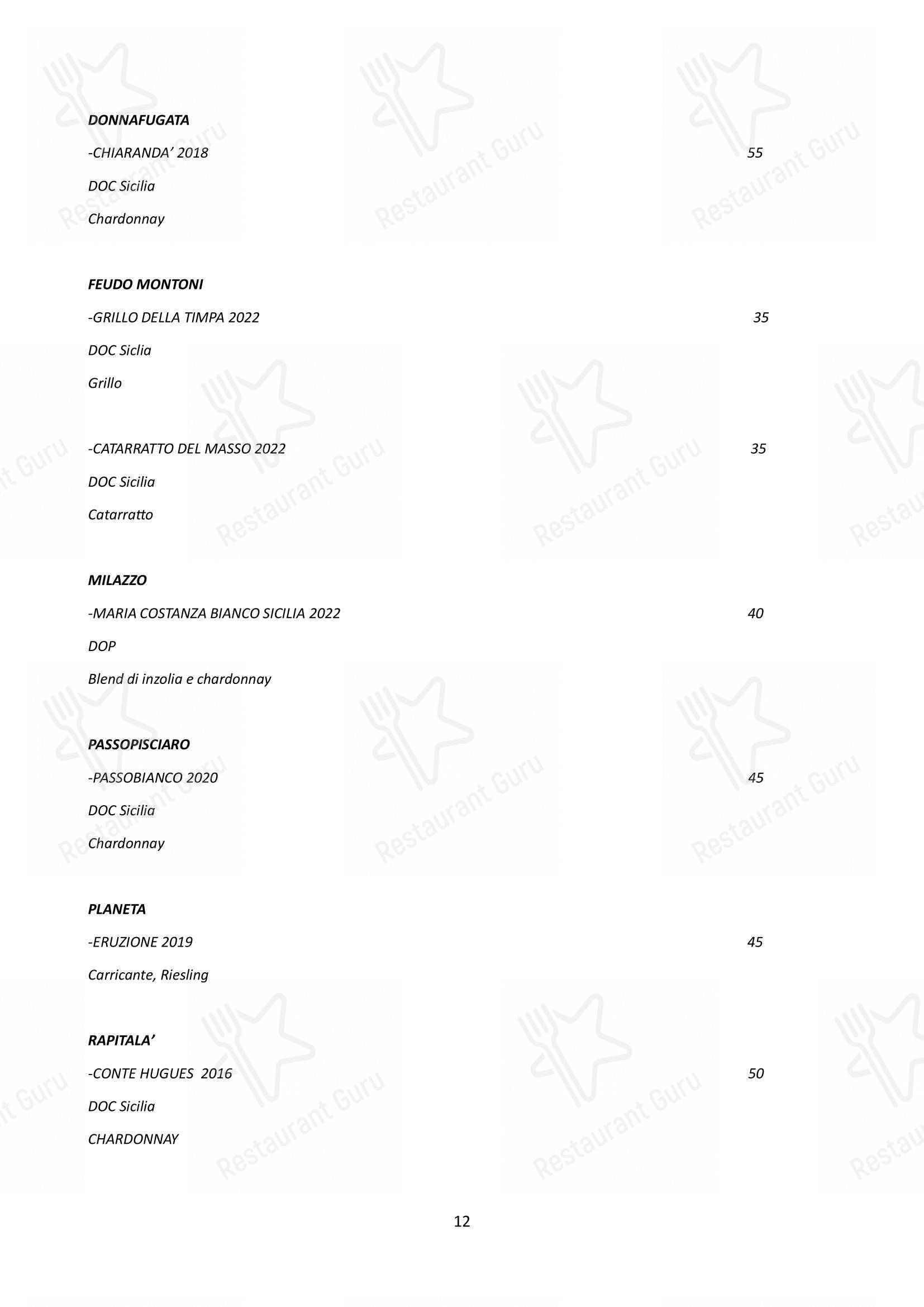 Menu di La Strummula Restaurant - Детское