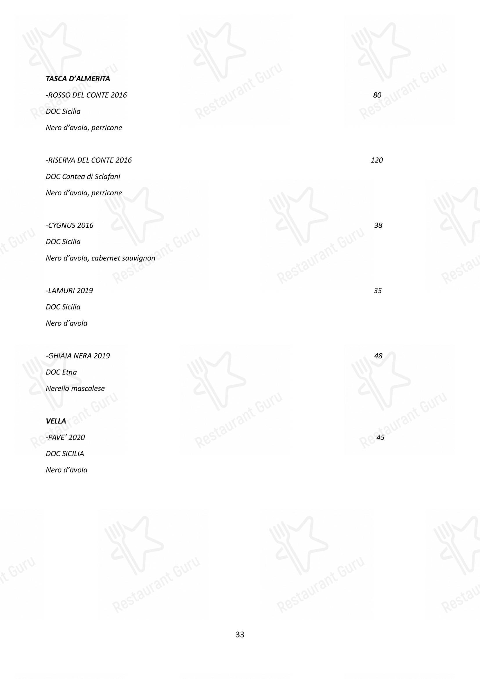 Menu di La Strummula Restaurant - Детское