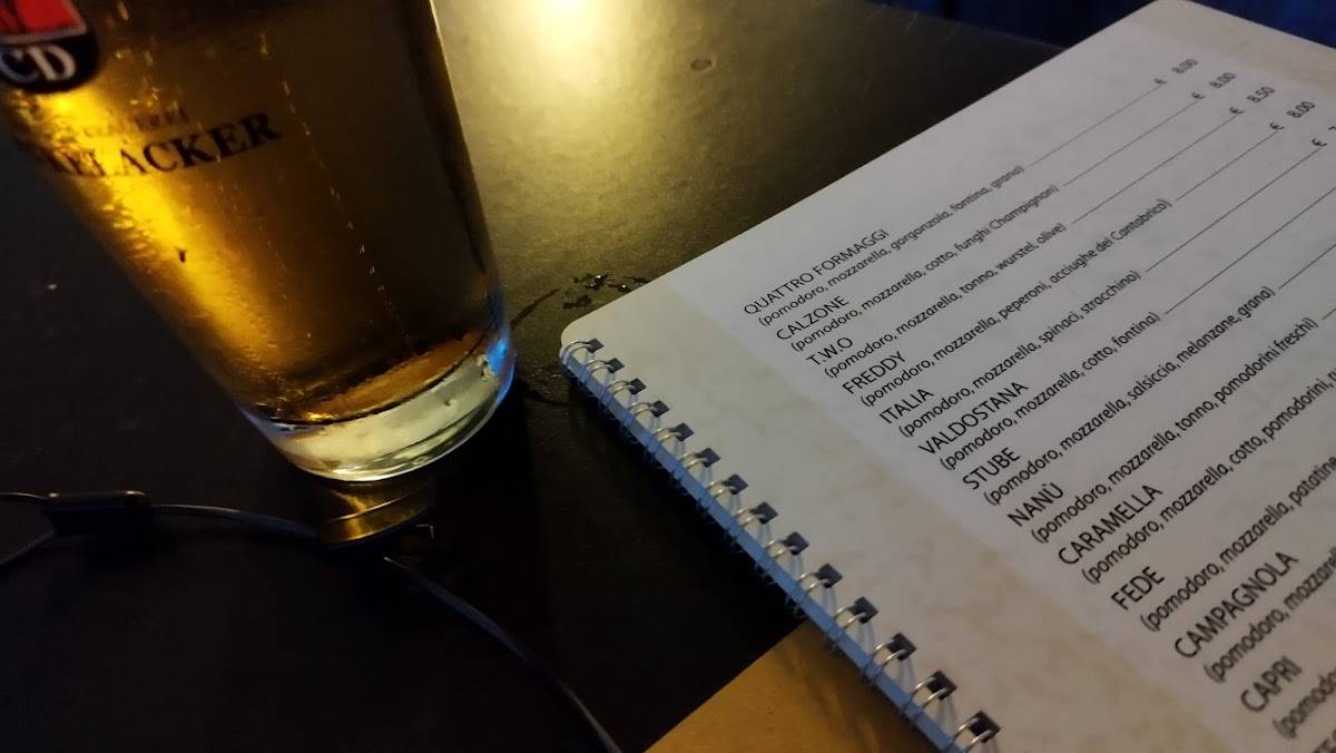 Menu di La Taverna dell'Artista - Ristorante Pizzeria 