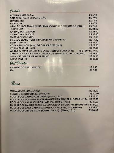 La Trattoria cardápio