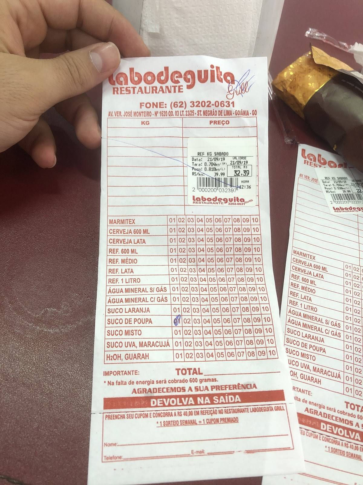Labodeguita Restaurante cardápio