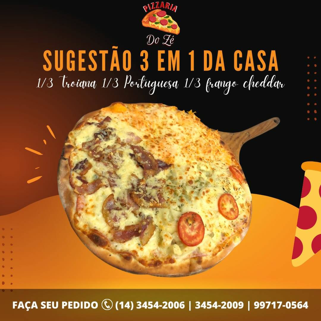 Lanchonete do Zé cardápio