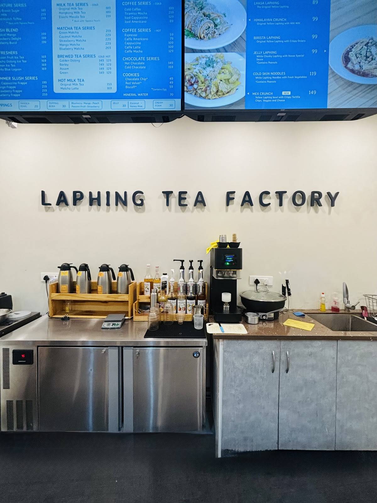 Laphing Tea Factory menu