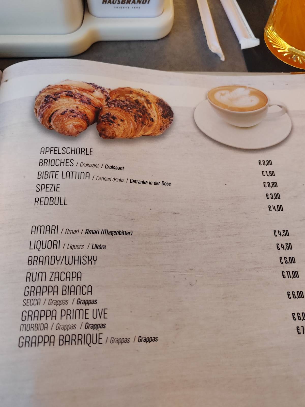 Menu di Sunset Bar Beach Pacengo 