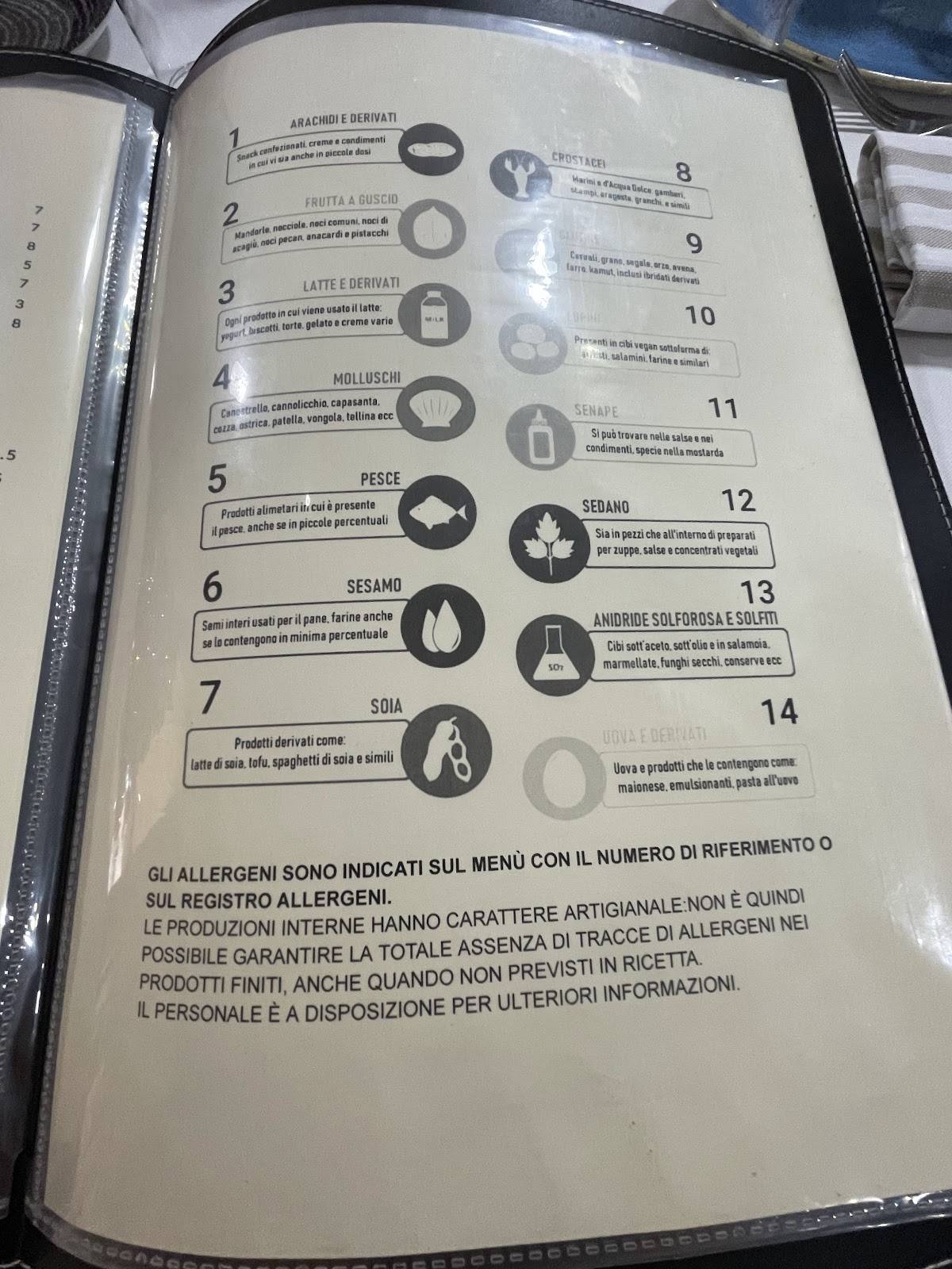 Menu di Le Quattro Monete 
