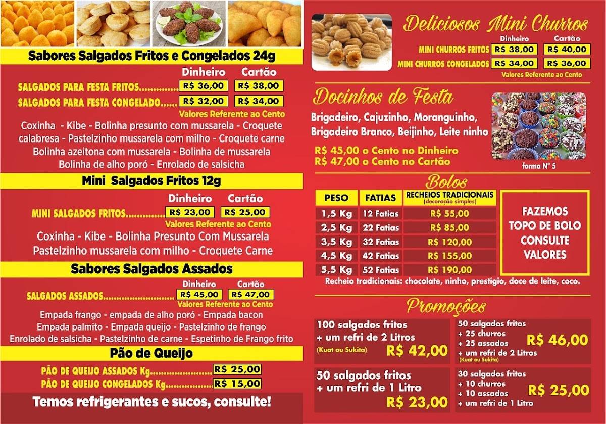 Ligeirinho Salgados Express cardápio