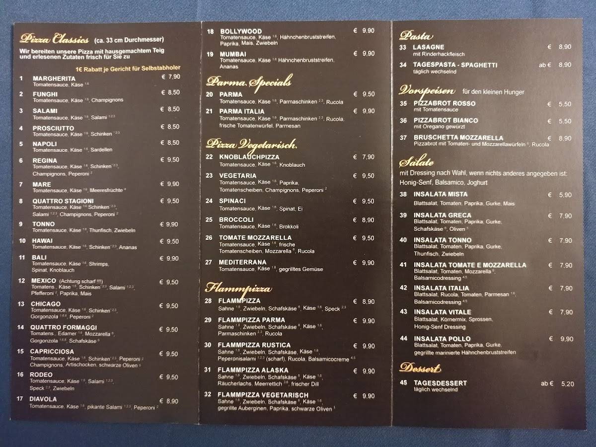 Speisekarte von Pizza Drive Lino’s, Starnberg